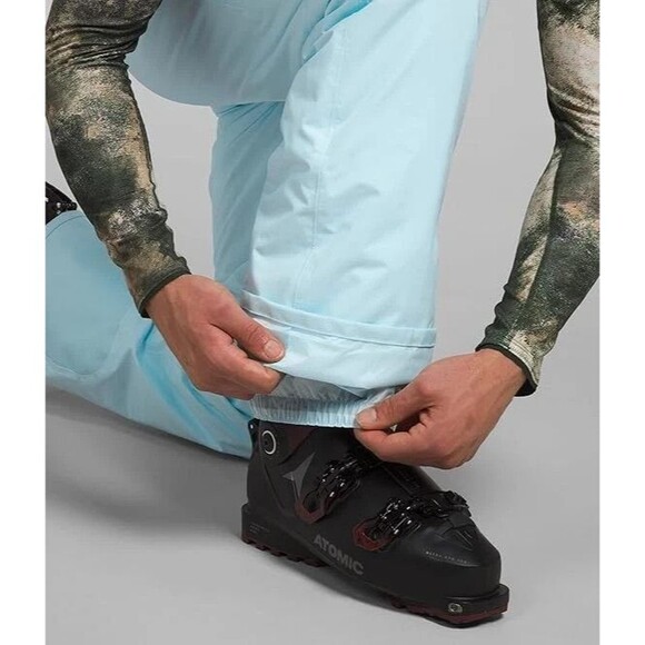 THE NORTH FACE Men's Freedom Insulated Snow Pant Ice Blue NWT $200 - Picture 3 of 5